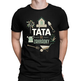 Táta - šéf zahrádky - pánské tričko s potiskem