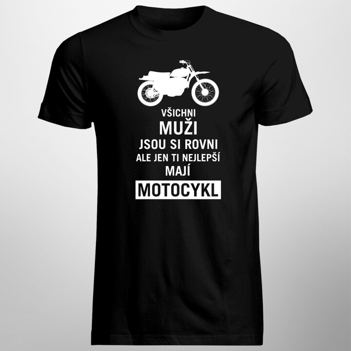Jsem super motorkář - super táta / muž - pánské tričko s potiskem