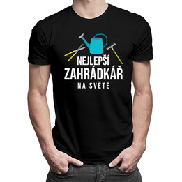 Nejlepší zahrádkář na světě - pánské tričko s potiskem
