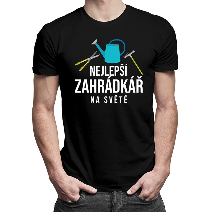 Nejlepší zahrádkář na světě - pánské tričko s potiskem