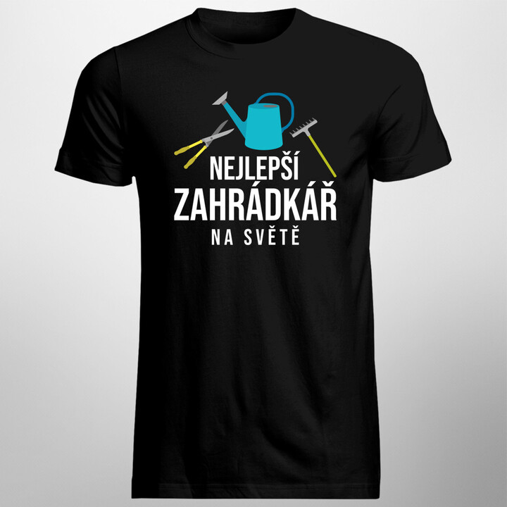 Nejlepší zahrádkář na světě - pánské tričko s potiskem
