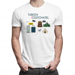 Cestovatel / Turista - pánské tričko s potiskem