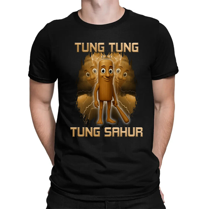 Tung Tung Tung Sahur - Italian Brainrot - pánské tričko s potiskem