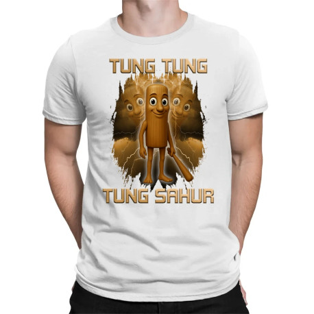 Tung Tung Tung Sahur - Italian Brainrot - pánské tričko s potiskem