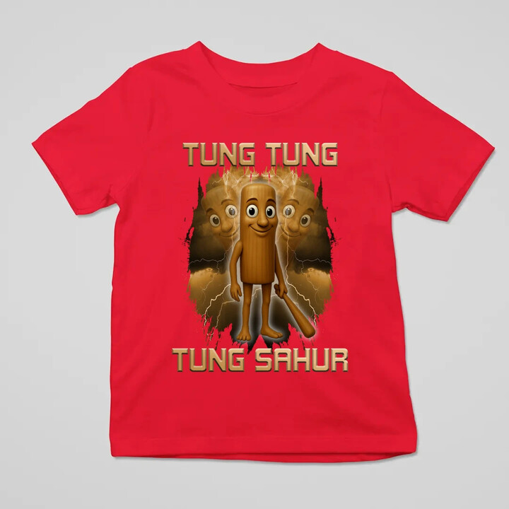 Tung Tung Tung Sahur - Italian Brainrot - dětské tričko s potiskem