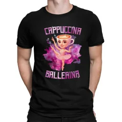 Ballerina Cappuccina - Italian Brainrot - pánské tričko s potiskem