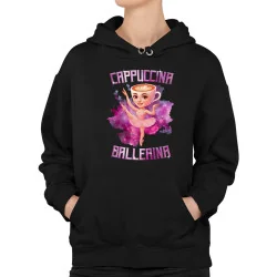 Ballerina Cappuccina - Italian Brainrot - dámská mikina s potiskem