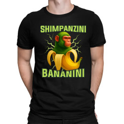 Shimpanzini bananini - Italian Brainrot - pánské tričko s potiskem