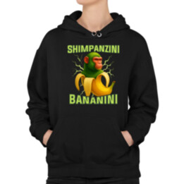Shimpanzini bananini - Italian Brainrot - dámská mikina s potiskem