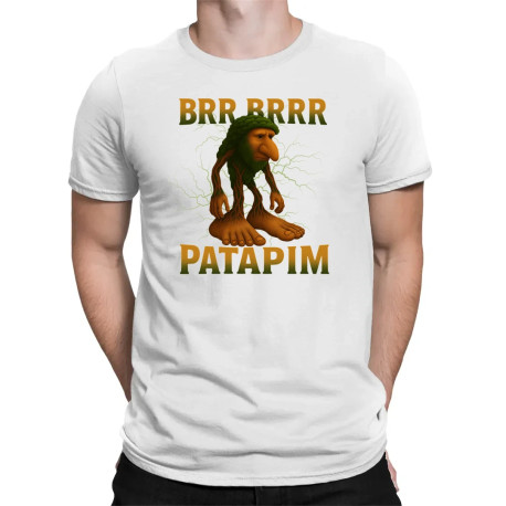 Brr brr patapim - Italian Brainrot - pánské tričko s potiskem