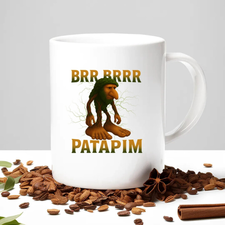 Brr brr patapim - Italian Brainrot - hrnek s potiskem