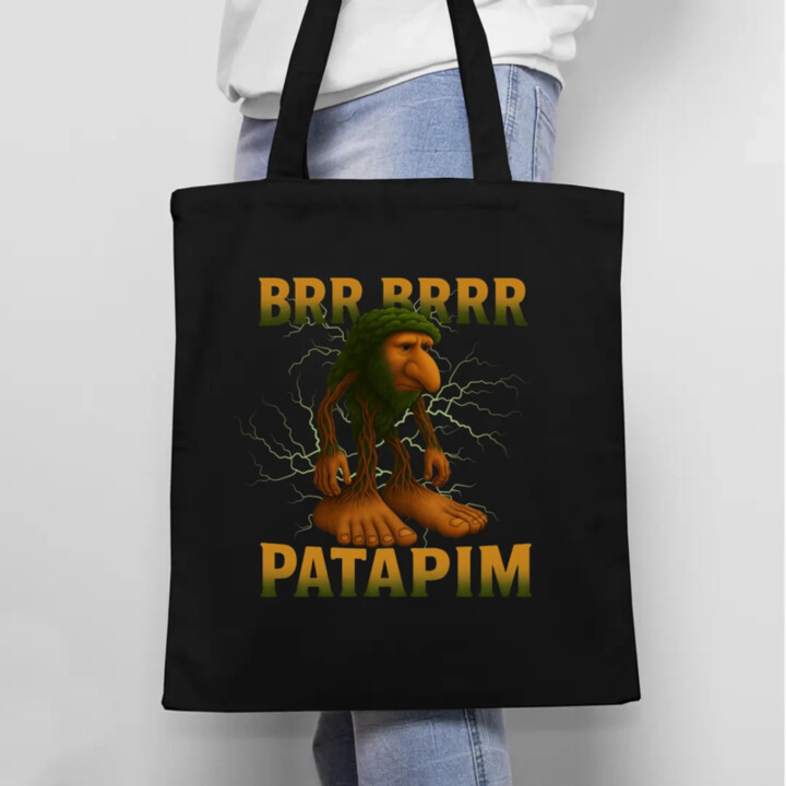 Brr brr patapim - Italian Brainrot - taška s potiskem