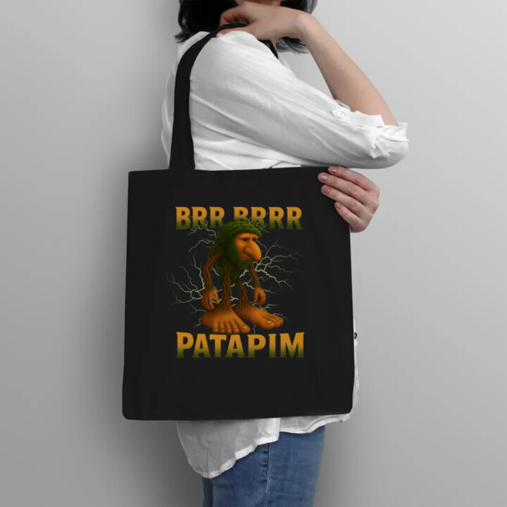 Brr brr patapim - Italian Brainrot - taška s potiskem