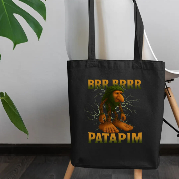 Brr brr patapim - Italian Brainrot - taška s potiskem