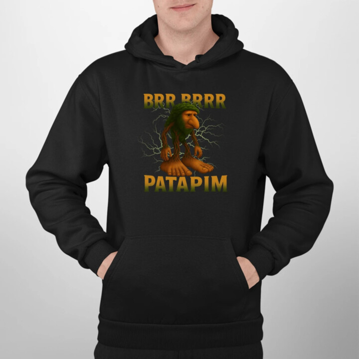 Brr brr patapim - Italian Brainrot - pánská mikina s potiskem