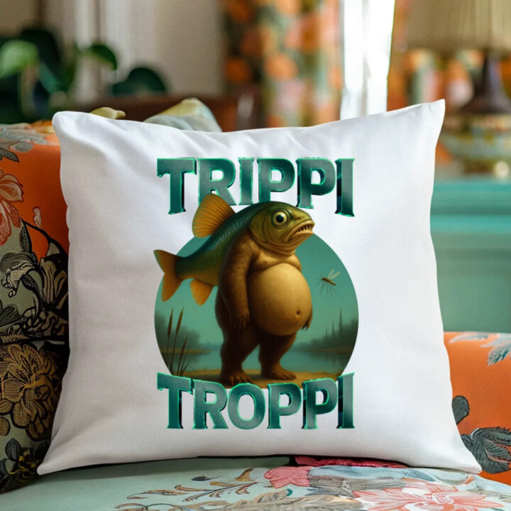 Trippi troppi - Italian Brainrot - polštář s potiskem