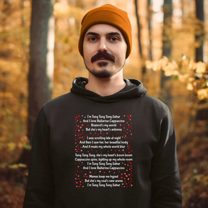 I'm Tung Tung Tung Sahur song - Italian Brainrot - pánská mikina s potiskem