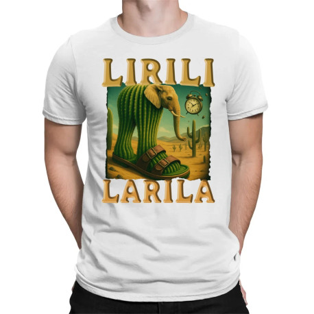 Lirili larila - Italian brainrot - pánské tričko s potiskem