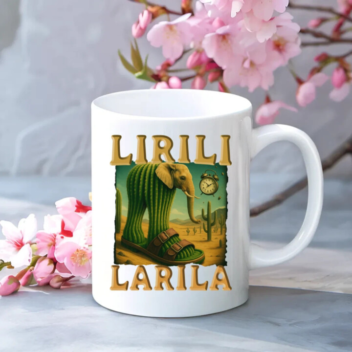 Lirili larila - Italian brainrot - hrnek s potiskem