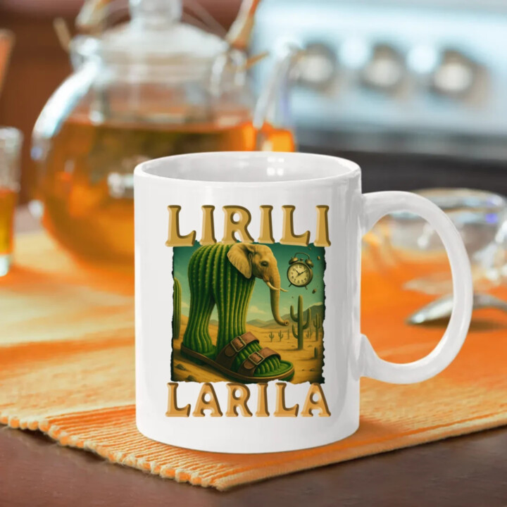 Lirili larila - Italian brainrot - hrnek s potiskem