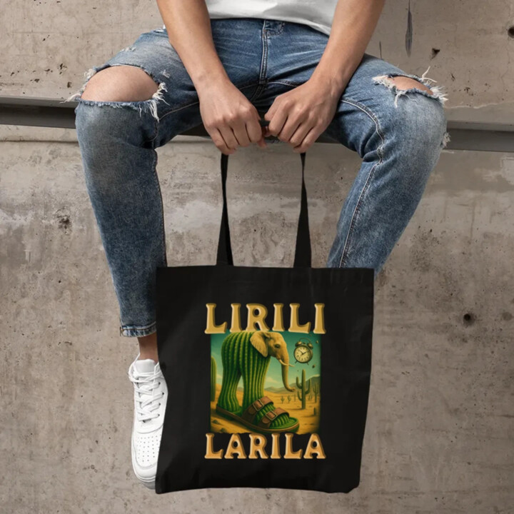 Lirili larila - Italian brainrot - taška s potiskem