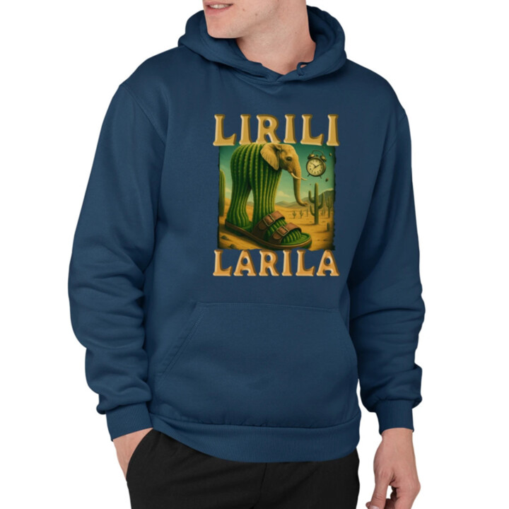 Lirili larila - Italian brainrot - pánská mikina s potiskem