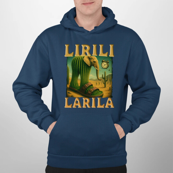 Lirili larila - Italian brainrot - pánská mikina s potiskem