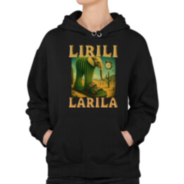 Lirili larila - Italian brainrot - dámská mikina s potiskem