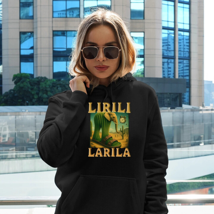 Lirili larila - Italian brainrot - dámská mikina s potiskem
