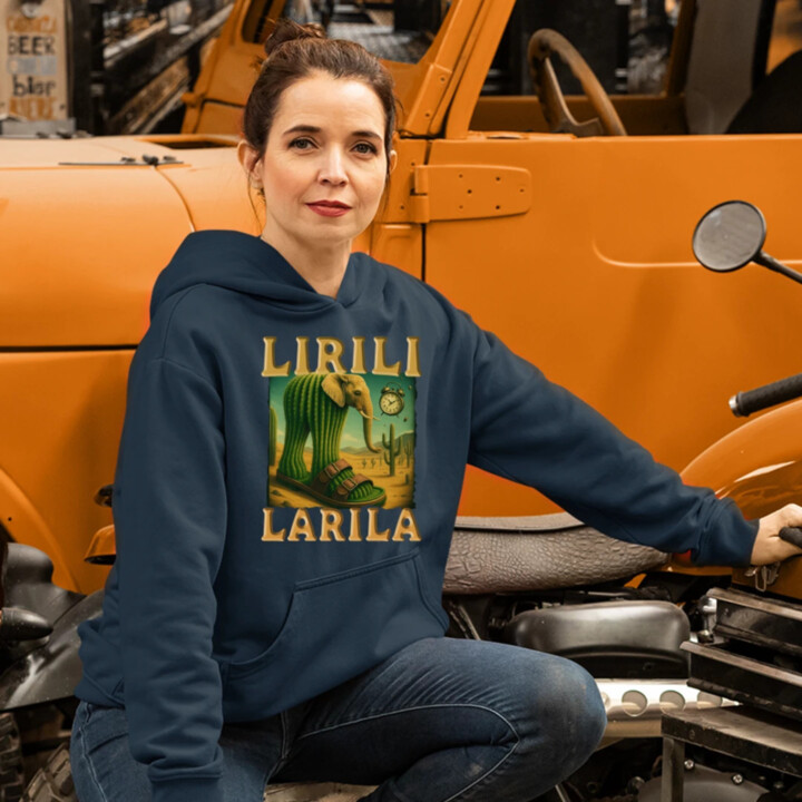 Lirili larila - Italian brainrot - dámská mikina s potiskem