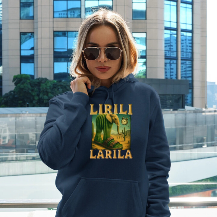 Lirili larila - Italian brainrot - dámská mikina s potiskem