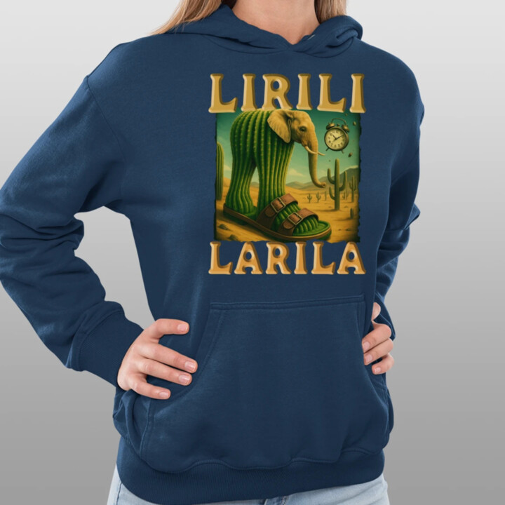 Lirili larila - Italian brainrot - dámská mikina s potiskem