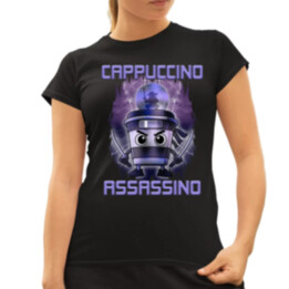 Cappuccino Assassino - Italian Brainrot  - dámské tričko s potiskem