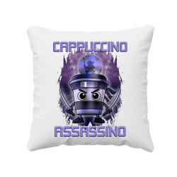 Cappuccino Assassino - Italian Brainrot - polštář s potiskem