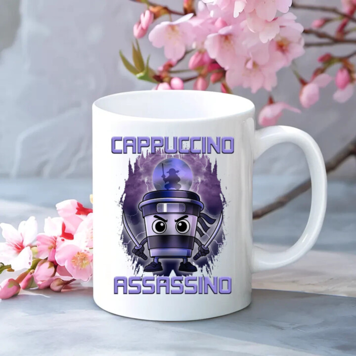 Cappuccino Assassino - Italian Brainrot - hrnek s potiskem