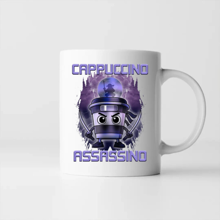 Cappuccino Assassino - Italian Brainrot - hrnek s potiskem