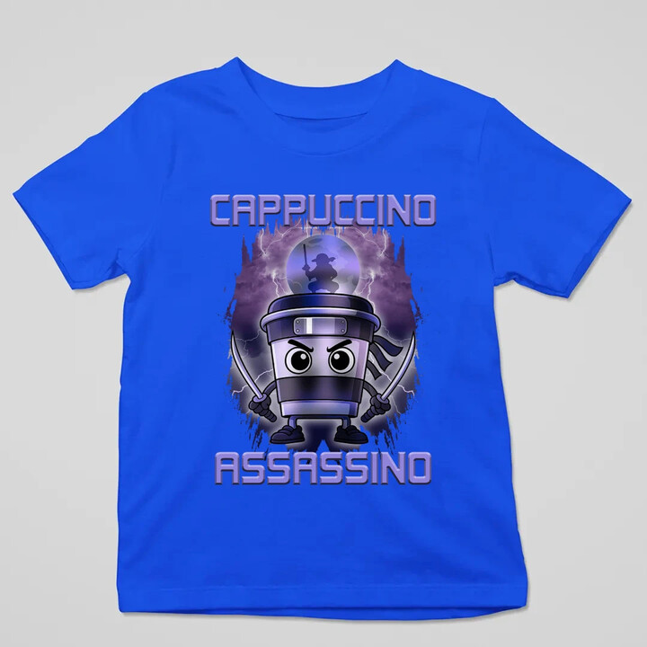 Cappuccino Assassino - Italian Brainrot - dětské tričko s potiskem