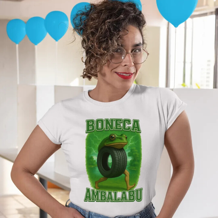 Boneca ambalabu - Italian brainrot  - dámské tričko s potiskem