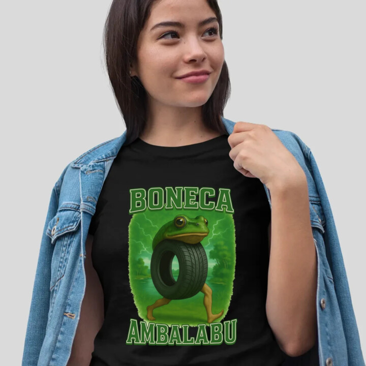 Boneca ambalabu - Italian brainrot  - dámské tričko s potiskem