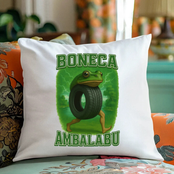 Boneca ambalabu - Italian brainrot - polštář s potiskem