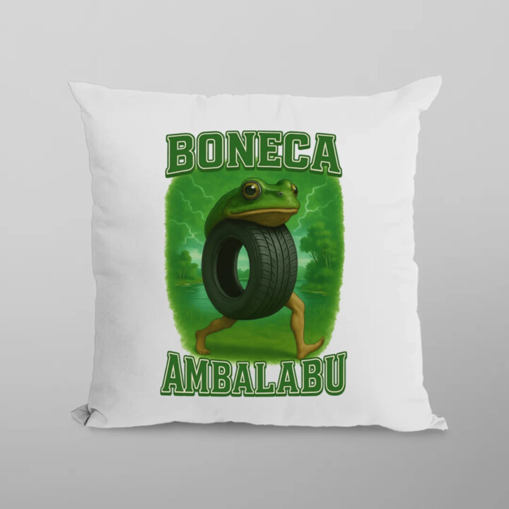 Boneca ambalabu - Italian brainrot - polštář s potiskem