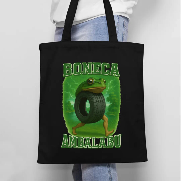 Boneca ambalabu - Italian brainrot - taška s potiskem