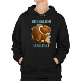 Burbaloni Lulilolli - Italian Brainrot - kapybara v kokosu - dámská mikina s potiskem
