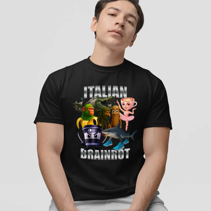 Italian Brainrot v2 - pánské tričko s potiskem