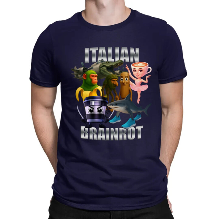 Italian Brainrot v2 - pánské tričko s potiskem