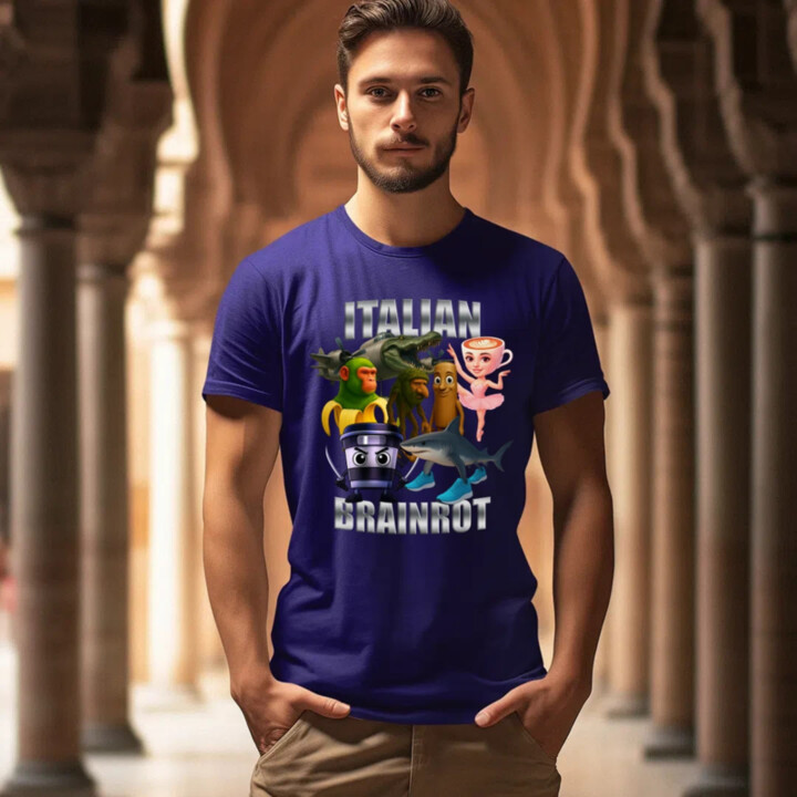 Italian Brainrot v2 - pánské tričko s potiskem