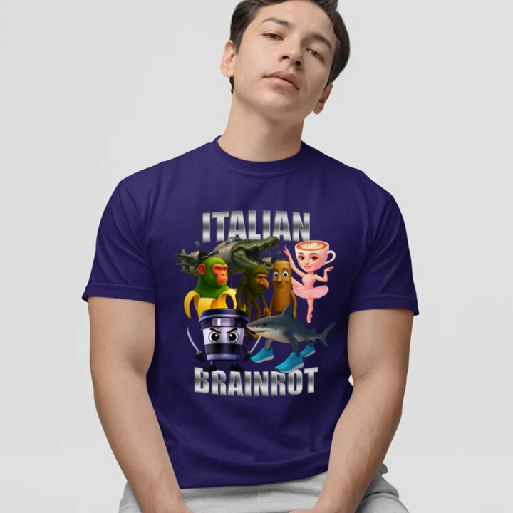 Italian Brainrot v2 - pánské tričko s potiskem