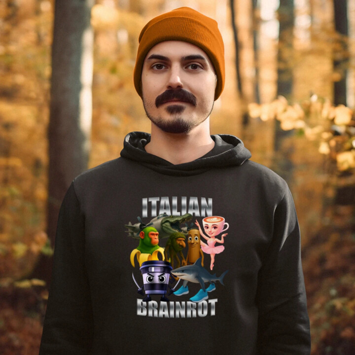 Italian Brainrot v2 - pánská mikina s potiskem