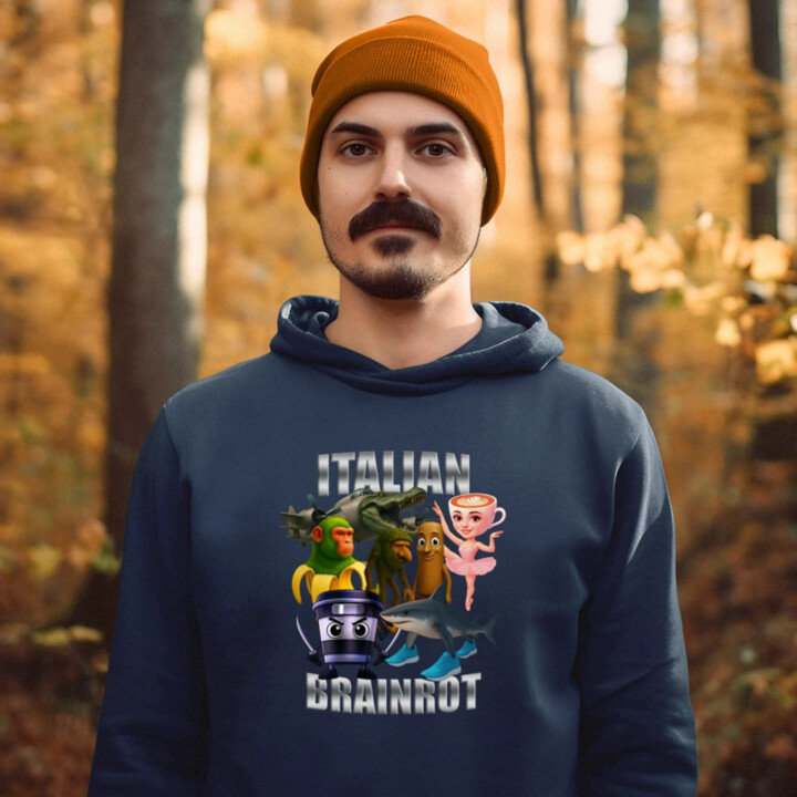 Italian Brainrot v2 - pánská mikina s potiskem