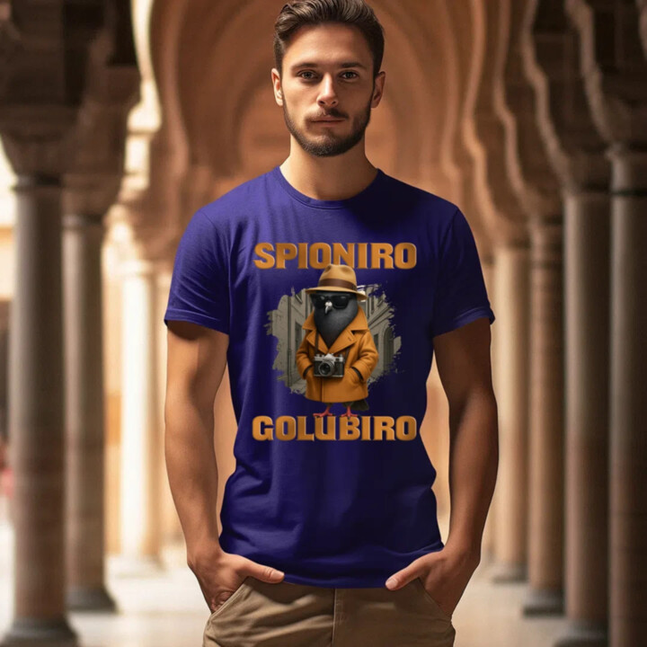 Spioniro Golubiro - Italian Brainrot  - pánské tričko s potiskem